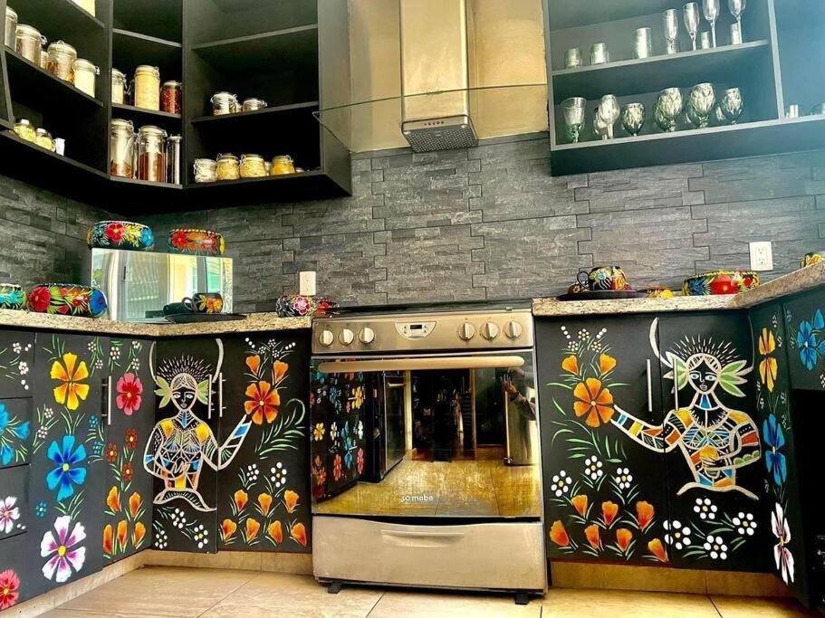 Luxurious Mid Century Modern Folk Art Home Cidade do México Exterior foto